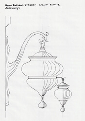 Lampe Nachbau 1910 1
